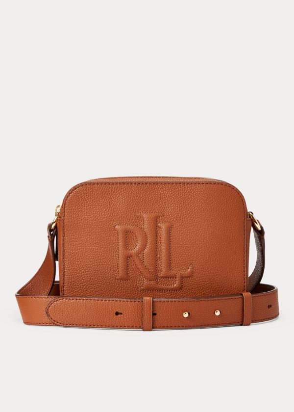 Ralph Lauren Læder Hayes Crossbody Taske Dame Danmark (AZURC7069)